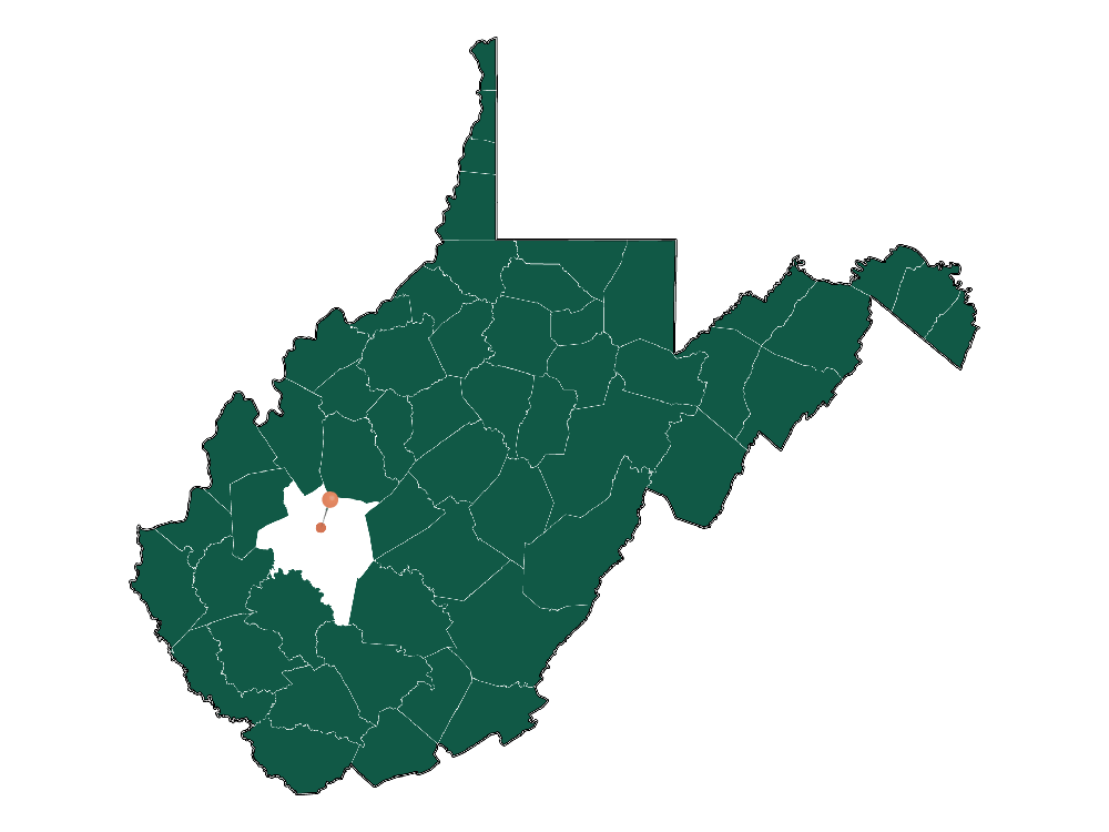 Infrastructure in Big Chimney, West Virginia