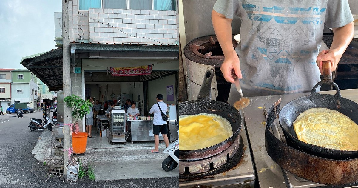 國安街蛋餅素食早餐｜國安市場旁的無名素食早餐店，開了幾十年，人潮依舊絡繹不絕，招牌的自製蛋餅糊是不錯的選擇喔!