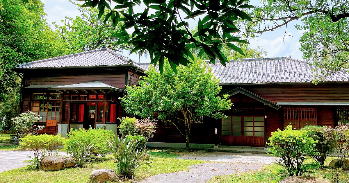 南瀛總爺藝文中心｜洋樓風格建築紅樓，百年老樹、綠色隧道、綠色廣場、日式建築都是吸睛焦點！