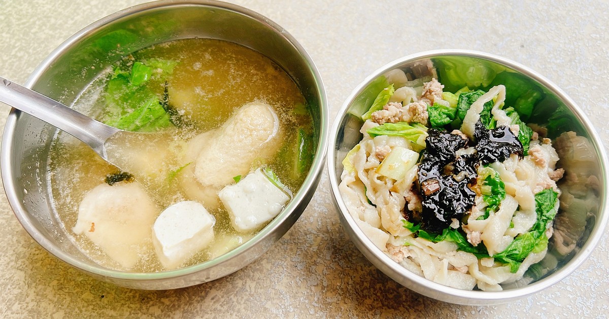 台南手工魚麵｜Q彈好吃的麵食系列，麵條是魚肉做的，湯頭很鮮，很特別的湯麵！