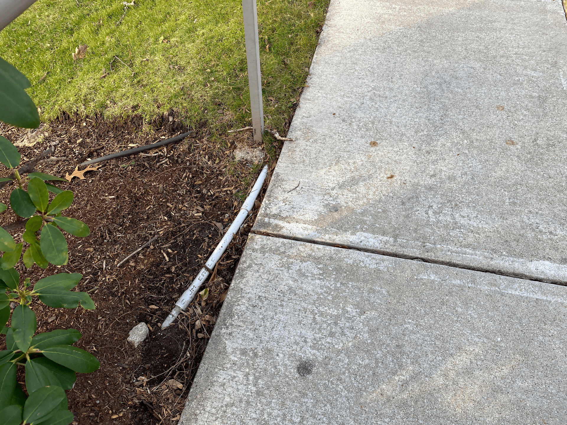 What’s Wrong Here? Hint NotsoBuried PVC Conduit EC&M