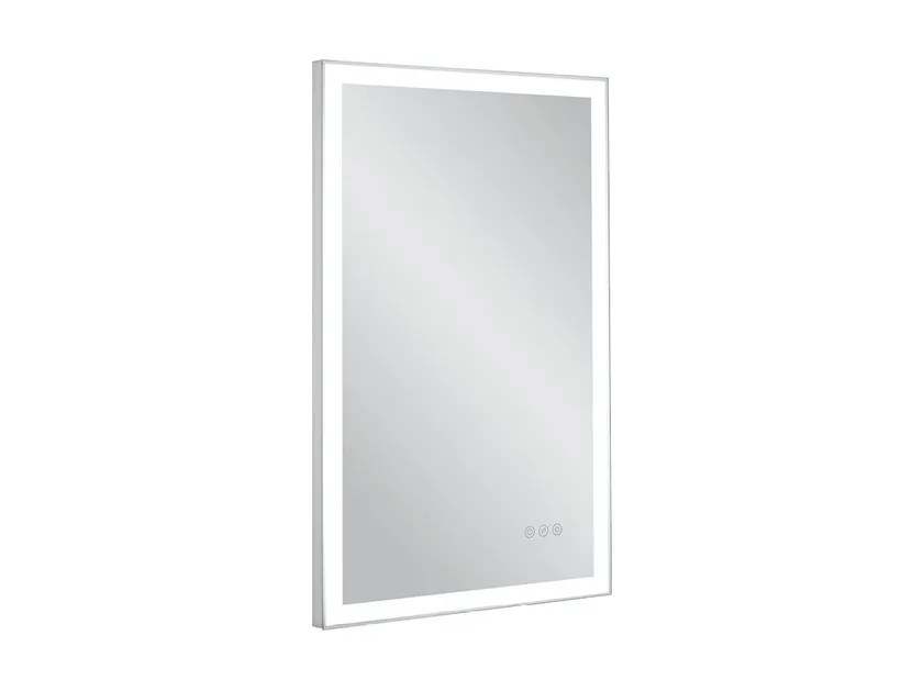 DUNE Rectangular wallmounted mirror with integrated lighting By Crosswater