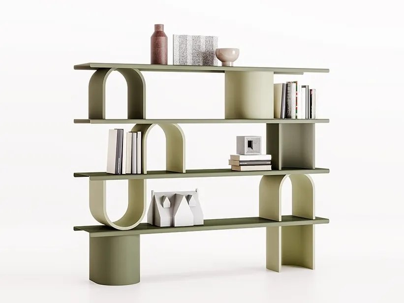 LIBERA ROUND bookcase By Ronda Design design Gino Carollo