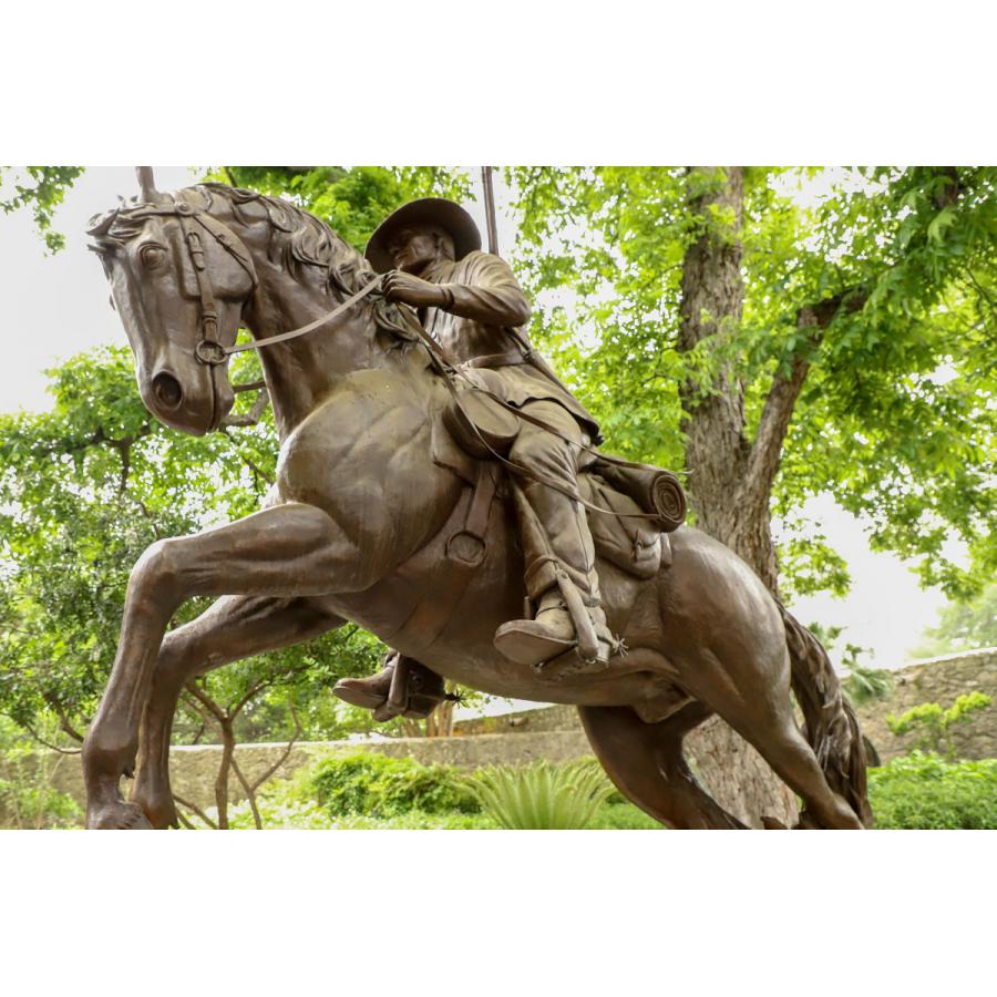 New Monumental Bronze Sculpture placed at the Alamo San Antonio, Texas
