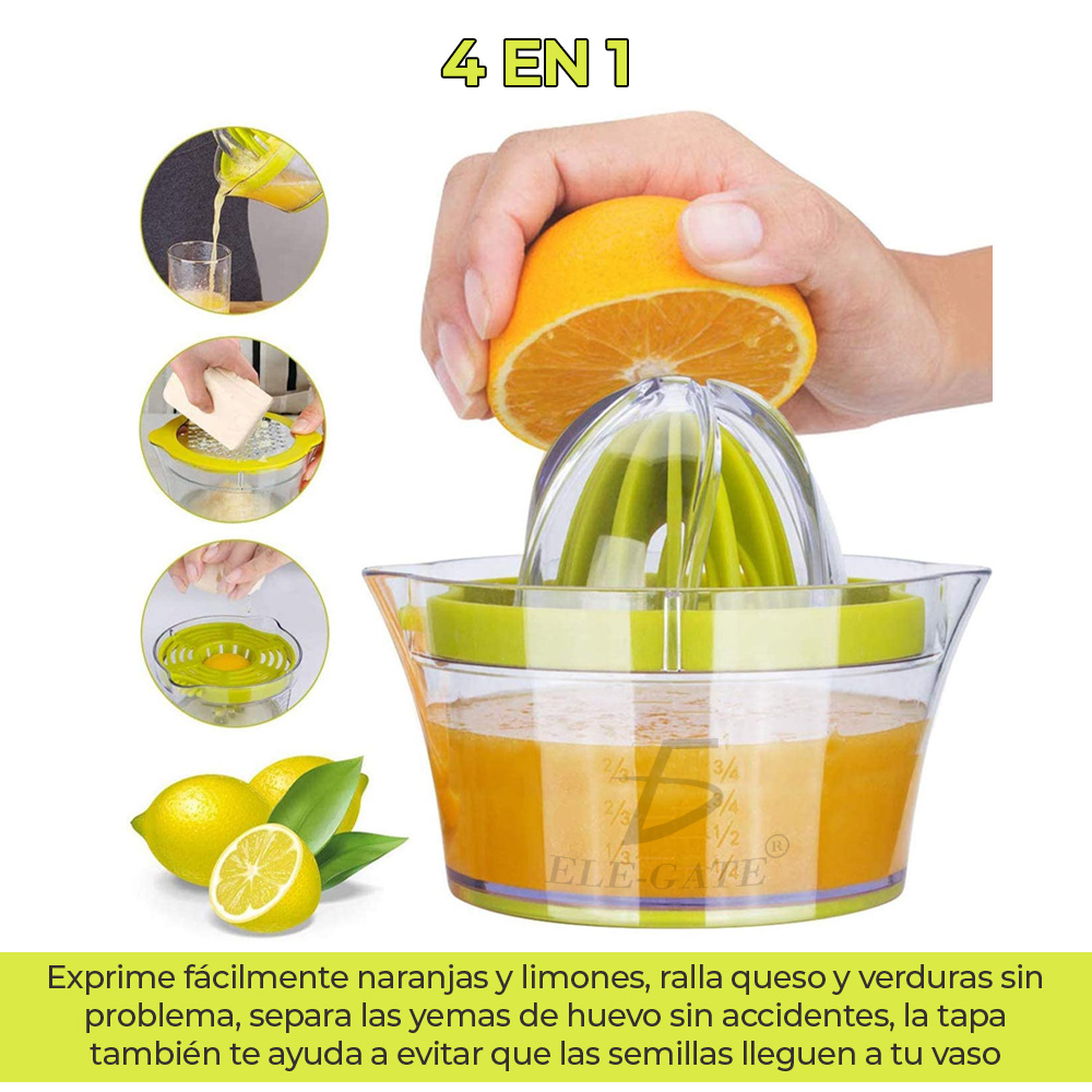 Exprimidor De Jugo Manual Multifuncional - Ele-Gate