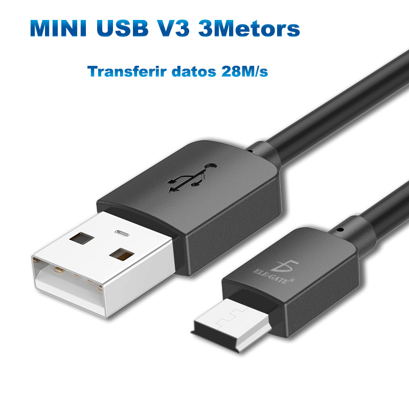 Cable Mini Usb V3 A Usb Transferir Datos 3Metros ELEGATE