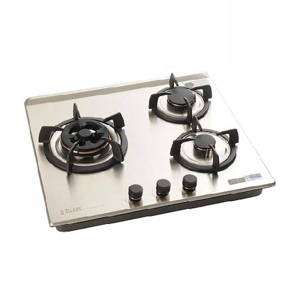 Ellane EB248SV 3 Burner Stainless Steel Gas Hob with Safety Device
