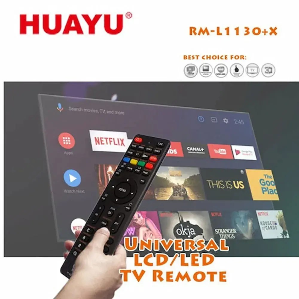 Huayu RML1130+X TV Universal Remote For All LCD/ LED TV Brands