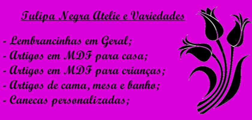 Tulipa Negra Atelie e Variedades (tulipavariedades6304) Elo7