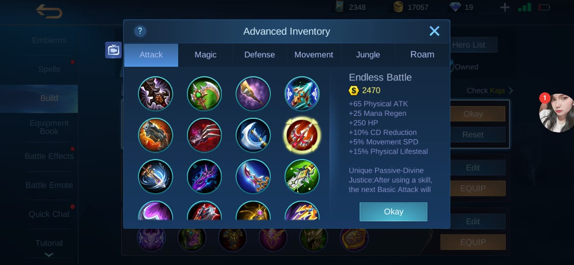 Build Item ML, Emblem, dan Spell Saber Tersakit Mobile Legends! Esportsku