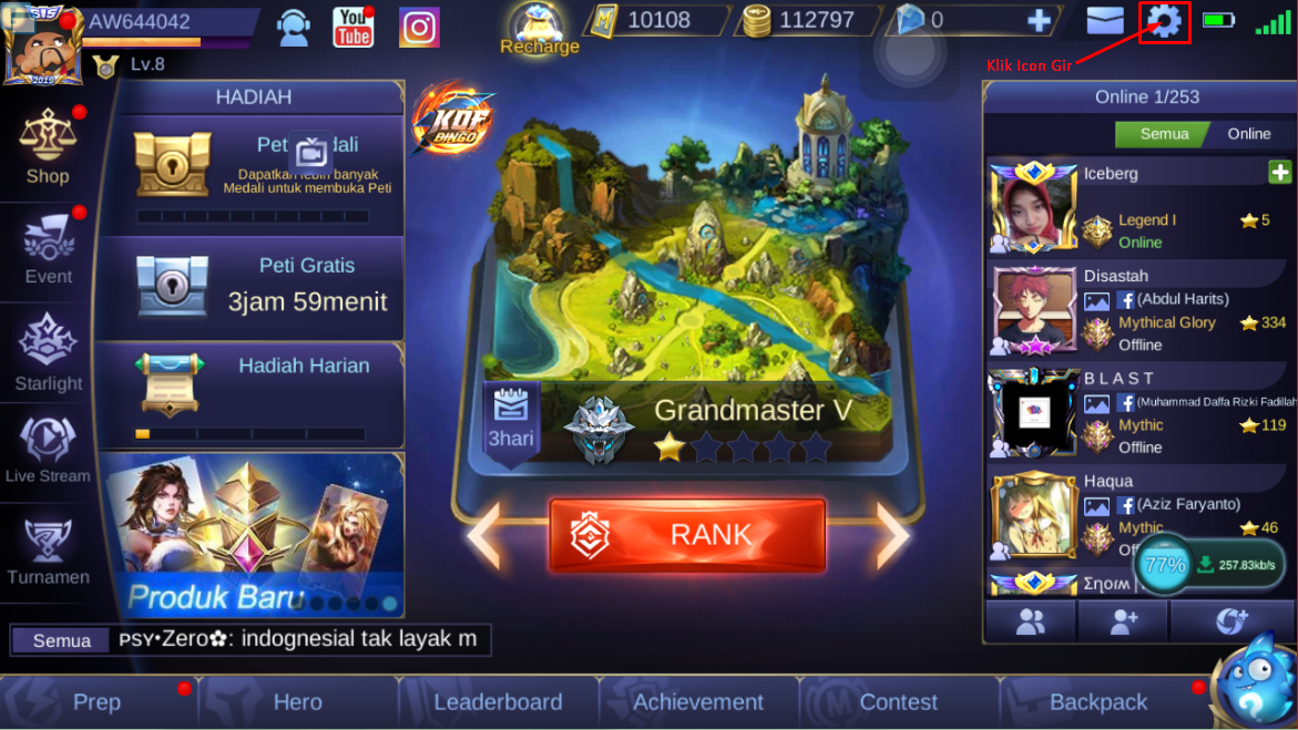 Cara Mematikan Auto Update Patch Mobile Legends Esportsku