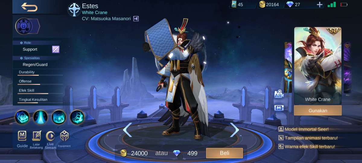 Daftar Skin Season 1 Sampai 21 Mobile Legends (ML) Esportsku