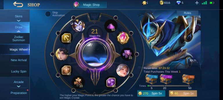 Cara Mendapatkan Magic Wheel Potion Mobile Legends (ML