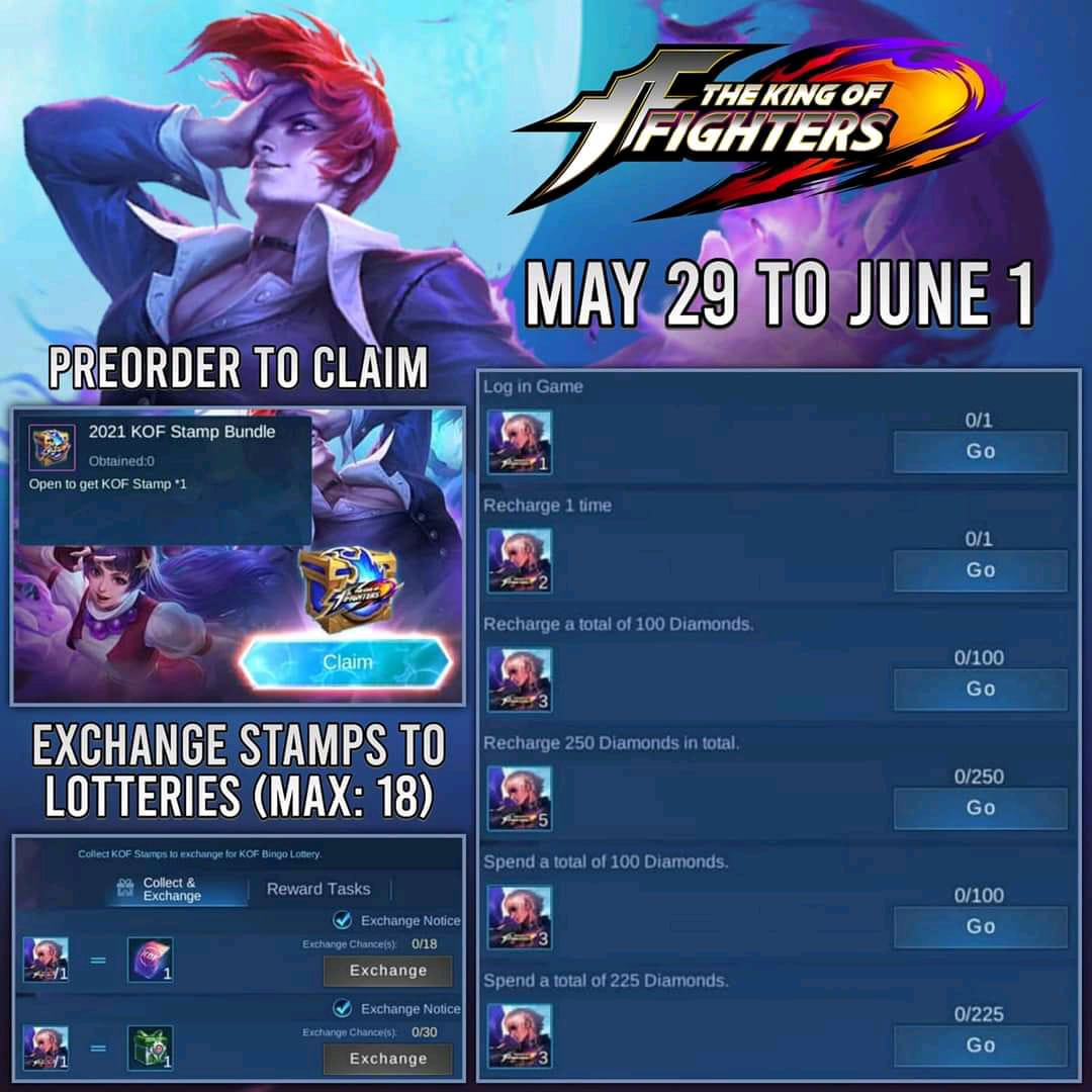 Cara Mendapatkan Stamp Bingo KOF Mobile Legends (ML) Esportsku Cara Mendapatkan Stamp Bingo KOF Mobile Legends (ML) Esportsku