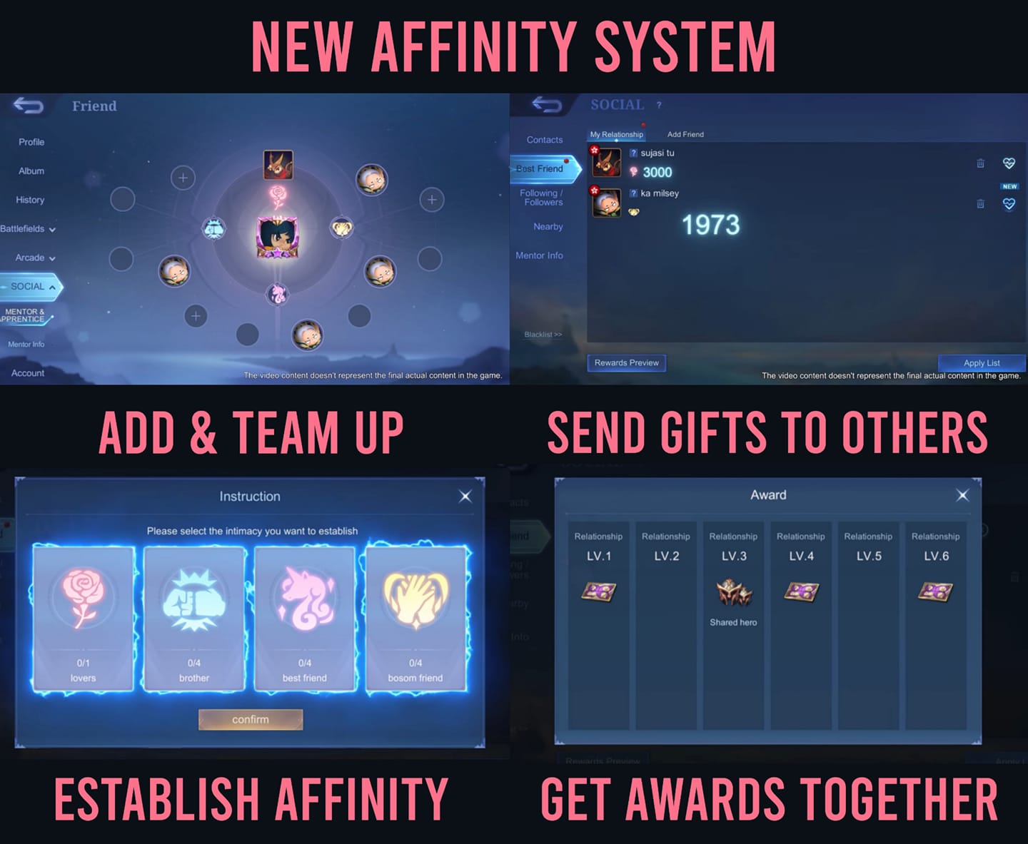 Moonton Rilis Fitur Baru Affinity Sistem di Mobile Legends Esportsku