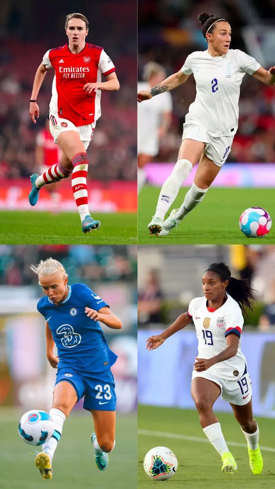 Top 7 Female Football Players In 2023 Parwaz Radio