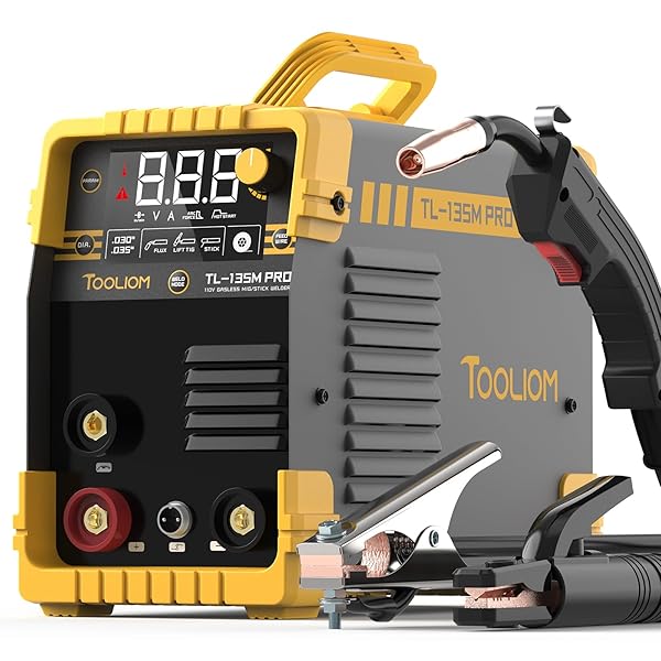 TOOLIOM 135A MIG Welder Flux Core 110V MIG Soldador sin gas MIG/Lift