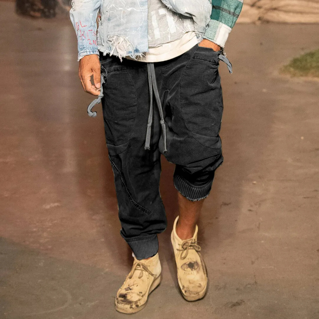 Men's High Embroidered Work Boots Men's Western Cowboy Brown Boots