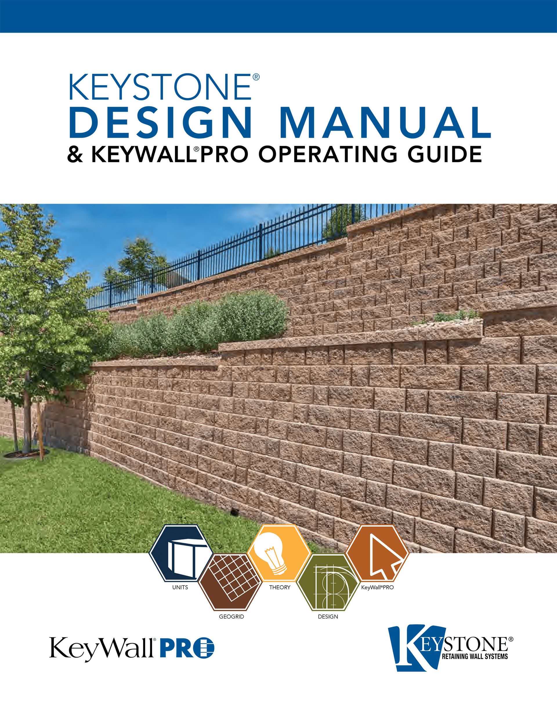 Keystone Design Manual & KeyWall PRO Operating Guide From Keystone