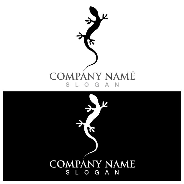 Premium Vector Lizard logo and vector template