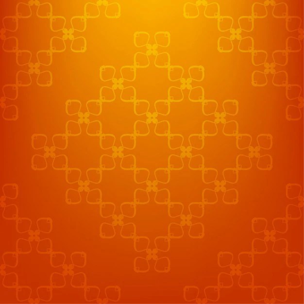 Free Vector Orange background pattern design