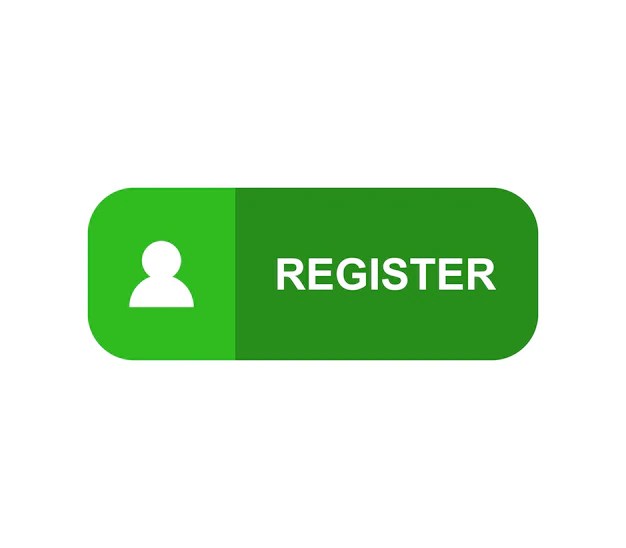 Premium Vector Register button