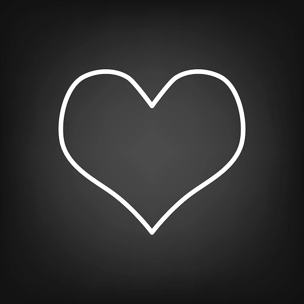 Single Heart Shape Outline Images Free Download on Freepik