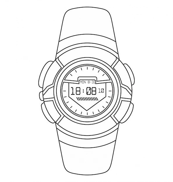 Premium Vector Watch vector