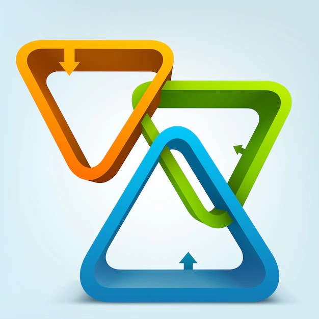 Premium Vector Abstract 3d vector frames