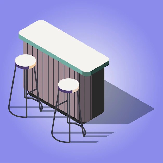 Premium Vector Bar table vector