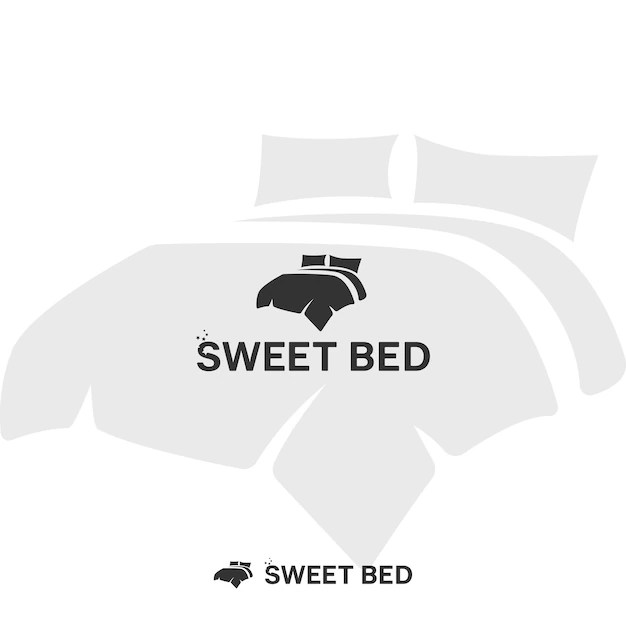 Premium Vector Bed logo