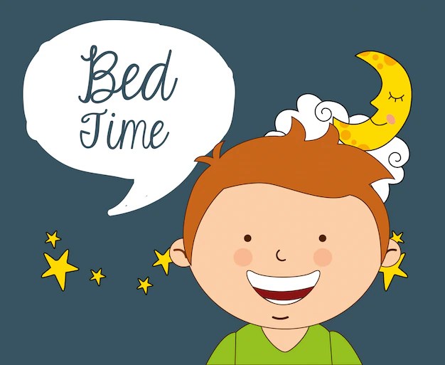 Premium Vector Bed time