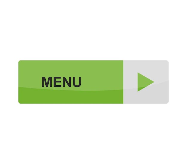 Premium Vector Button menu