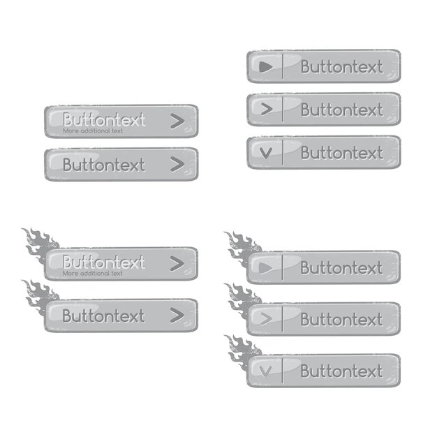 Premium Vector Button theme