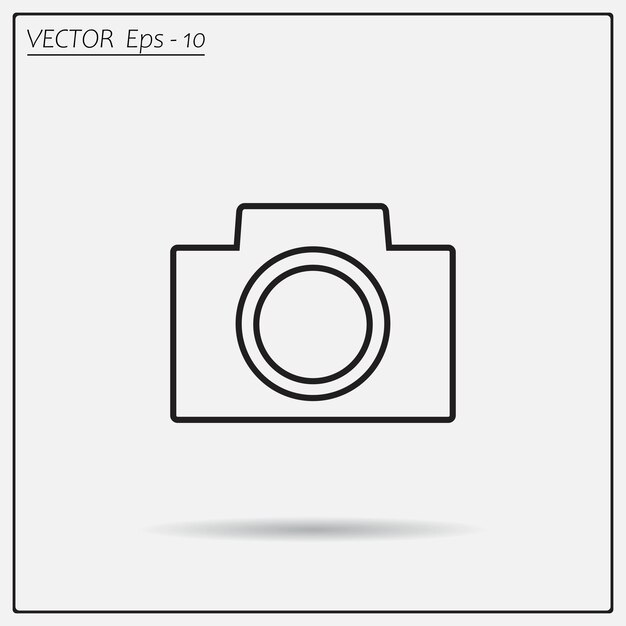 Premium Vector Camera icon