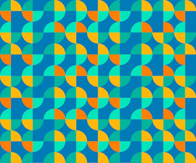 Premium Vector Circle pattern background