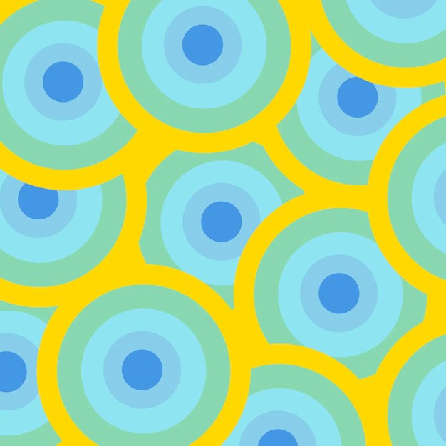 Premium Vector Circular geometric pattern