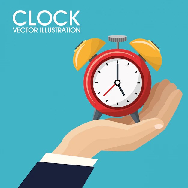 Premium Vector Clock design