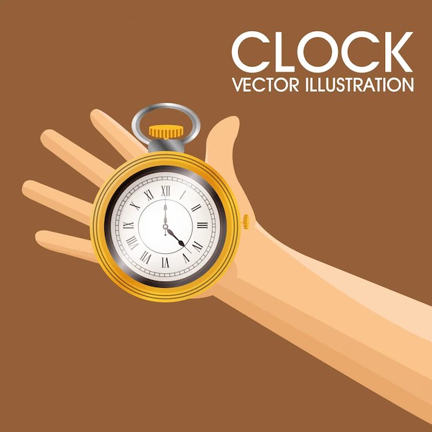 Premium Vector Clock design