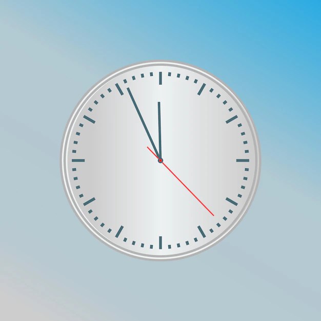 Premium Vector Clock vector