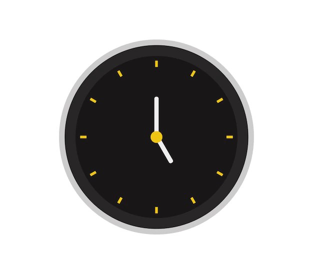Premium Vector Clock