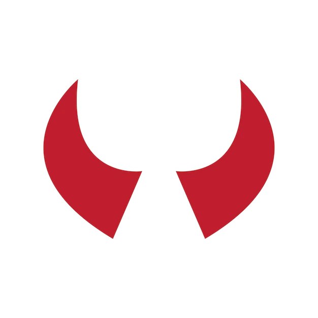 Premium Vector Devil horns logo and vector template
