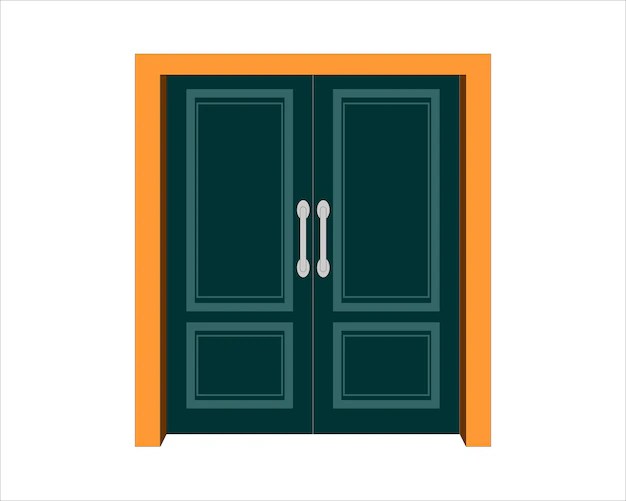 Premium Vector Door design vector