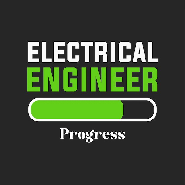 Premium Vector Electrical engineer progress