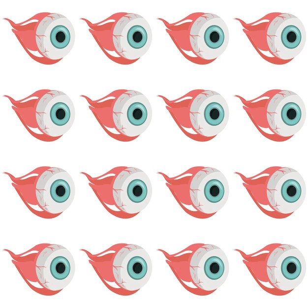 Premium Vector Eye vector pattern