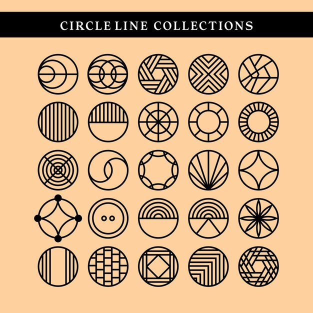 Premium Vector Geometric pattern pack