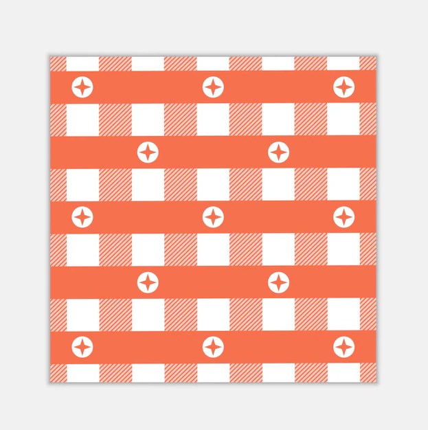 Premium Vector Gingham red pattern