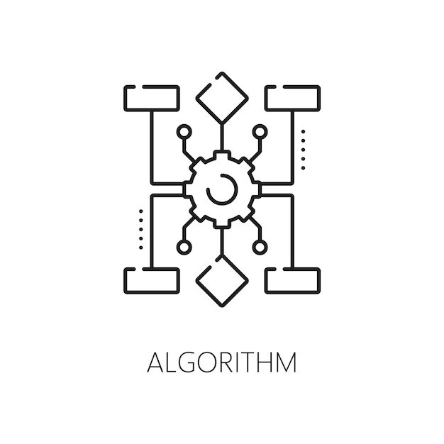 Premium Vector Machine learning algorithm artificial intelligence