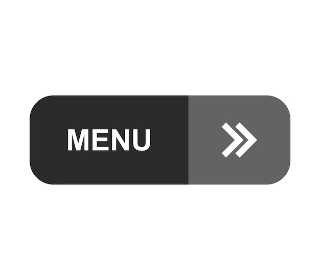 Premium Vector Menu button