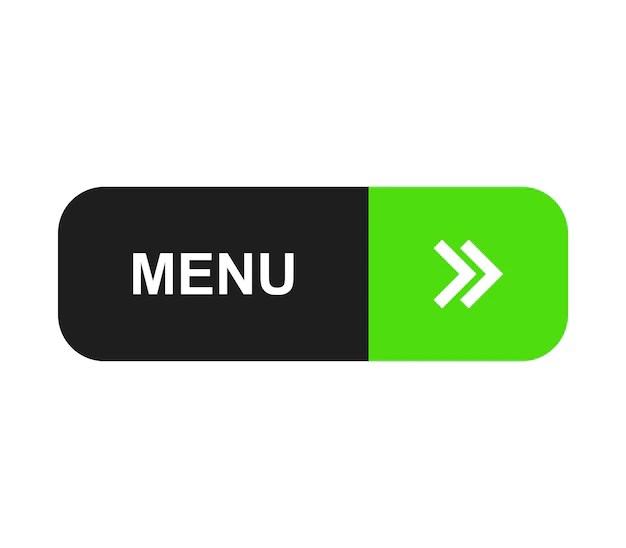 Premium Vector Menu button